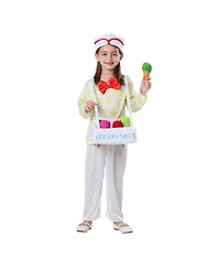 Dress Up America Ice Cream Vendor Costume Set - Kids Girls & Boys
