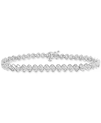 Diamond Bracelet (2 ct. t.w.) in 10k White Gold, Created for Macy's