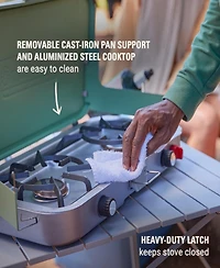 Coleman Hickory Moss Green Cascade 3-in-1 Camping Stove