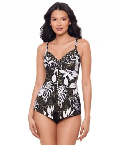 Miraclesuit Womens Elle Dorado Love Knot Tankini Top Bottoms