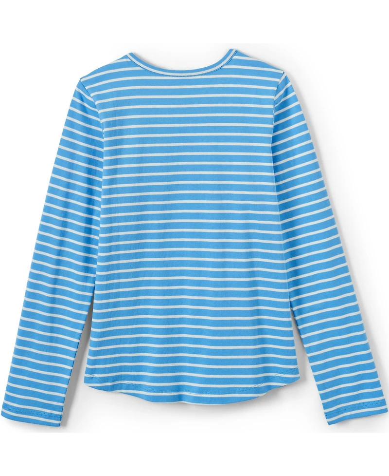 Lands' End Girls Long Sleeve Graphic Tee