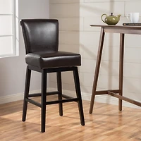 28-Inch Pu Leather Swivel Counter Stool