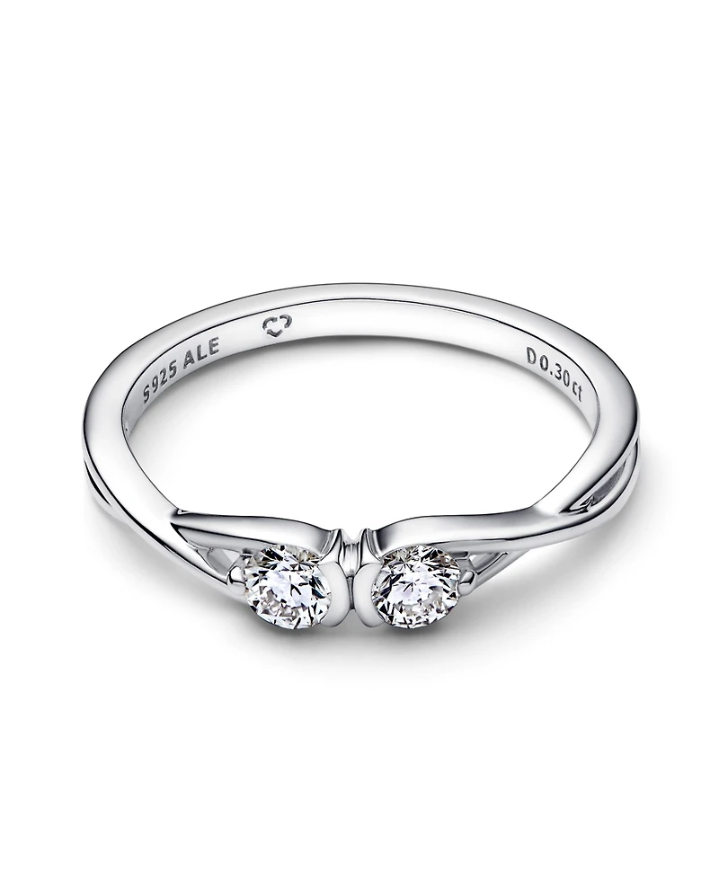 Pandora Infinite Lab-Grown Diamond Double Facing Ring