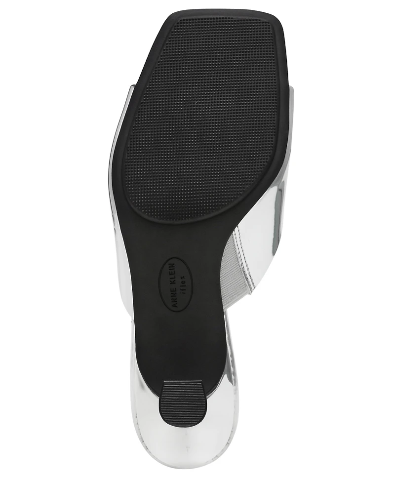 Anne Klein Women's Jerilyn Square Toe Mule Dress Sandals