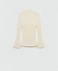 Mango Women's Ribbed Knitted Sweater