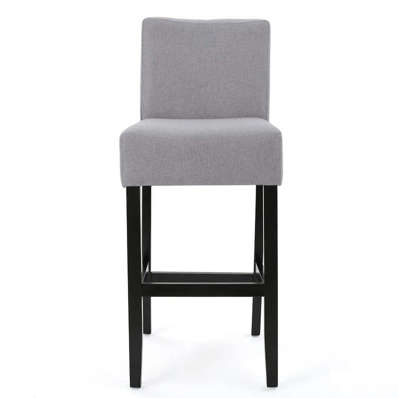 Streamdale Furniture 30-Inch Fabric Barstool With Solid Wood Frame (Set Of 2)