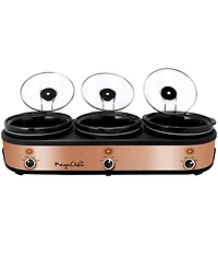 MegaChef Triple Quart Slow Cooker and Buffet Server