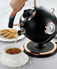 MegaChef 1.8 Quart Half Circle Electric Kettle with Thermostat