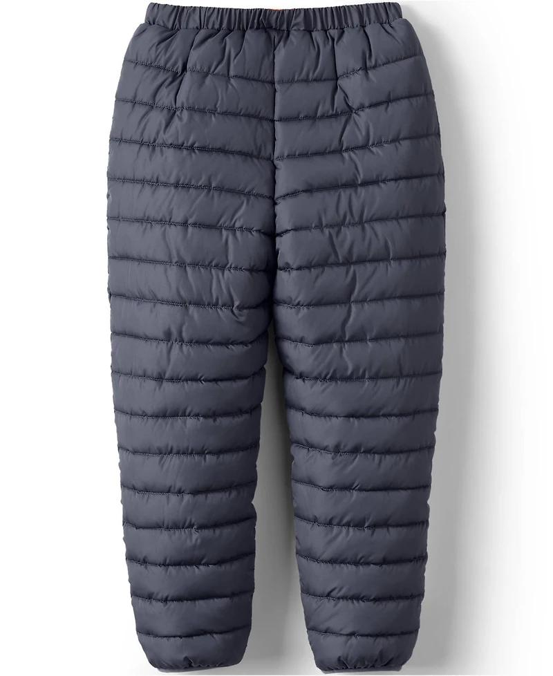 Lands' End Boys Reversible Fleece Puffer Pants