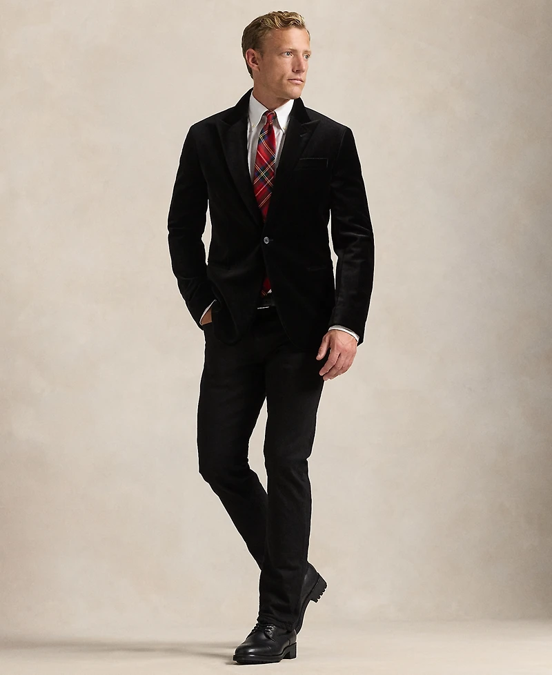 Polo Ralph Lauren Men's Modern Velvet Tuxedo Jacket