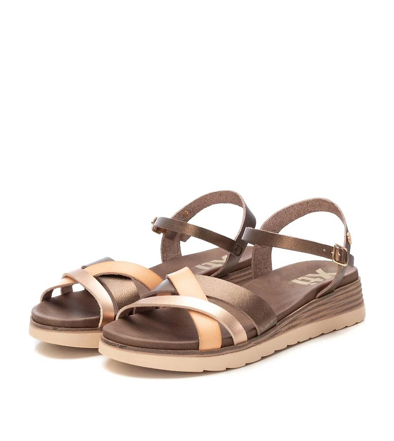 Women's Low Wedge Strappy Sandals By Xti