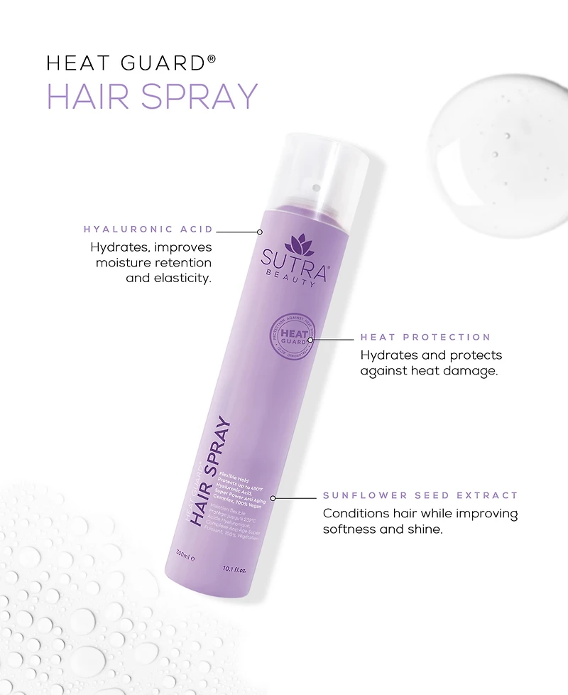 Sutra Beauty Heat Guard Hair Spray, 10.1 oz.