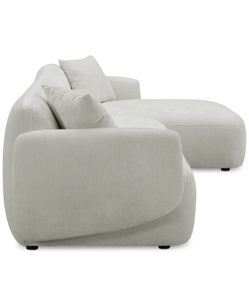 Gaelynn 2-Pc. Fabric Sectional, Created for Macy's