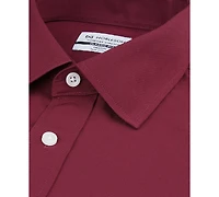 Men Classic-Fit Solid Color Dress Shirt