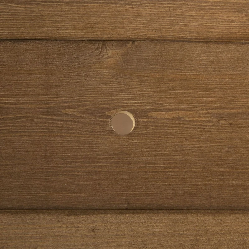 43x18x30in Raised Garden Bed with 8 Pockets and Shelf, Wooden Elevated Planter Box with Legs to Grow Herbs, Vegetables, and Flowers, Dark Brown