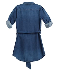 Guess Big Girls Long Sleeve Denim Dress