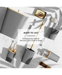 Clara Clark Piece Complete Bathroom & Vanity Accessories Set