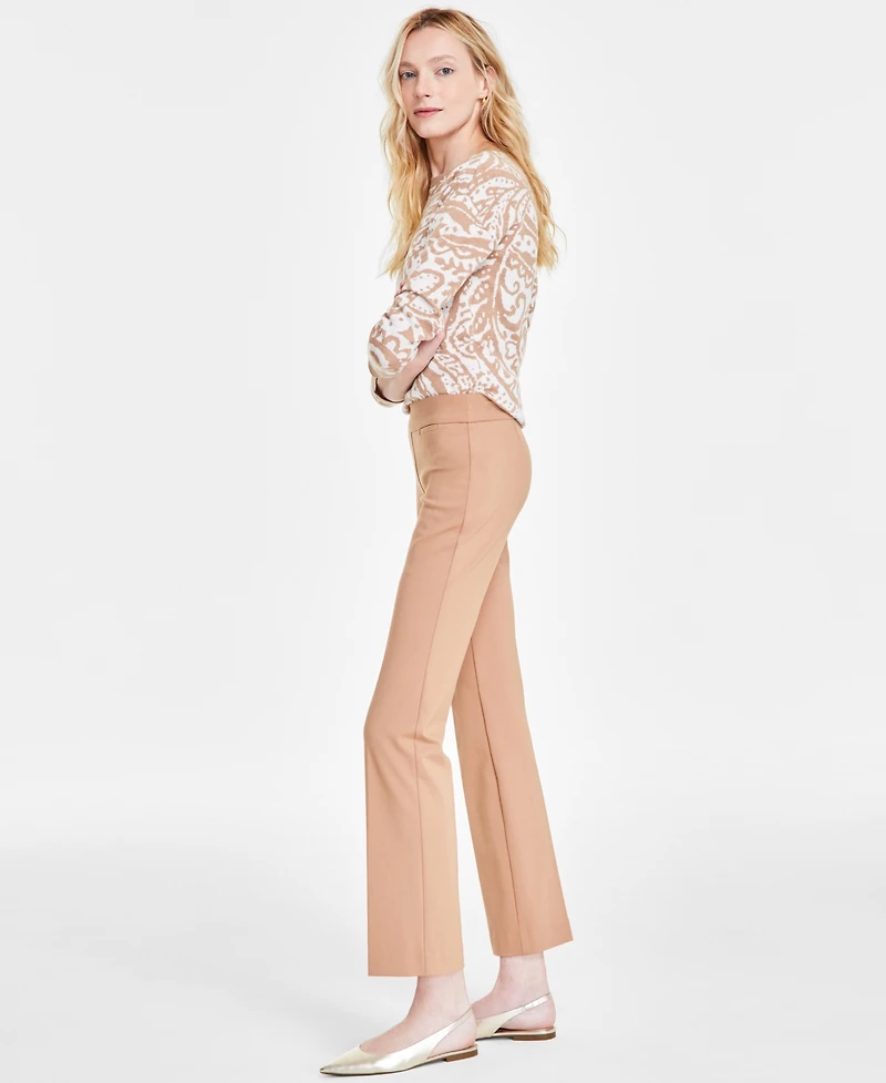 Jones New York Women's Nyc Compression Bootcut Pull-On Pants