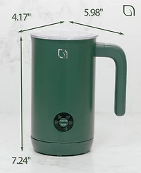 Willow Kitchen 4-in-1 Electric Milk Frother and Steamer -Barista Quality Froth Steam - Hot Cold Foam Options
