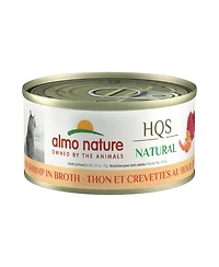 Almo Nature Hqs Natural Cat 24pk (2.47oz): Tuna & Shrimp In Broth