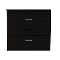 Zurich Dresser 29"H, Three Drawers , Metal Hardware, Superior Top