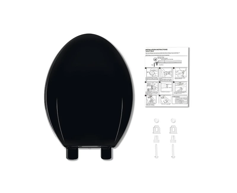 gaomon Toilet Seat Elongated,Toilet Seat with Toddler Seat Built in, Potty Training Toilet Seat Elongated Fits Both Adult and Child, with Soft Close