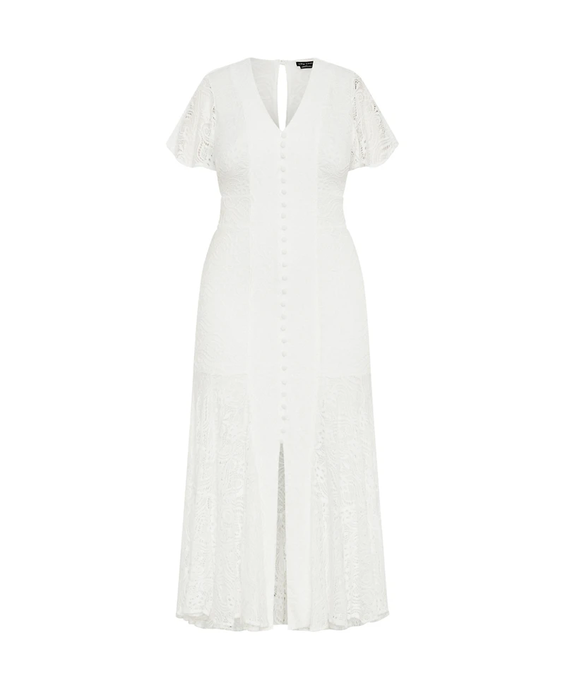 City Chic Plus Christa Lace Dress