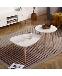 Streamdale Sophisticated Round Coffee Table 550mm Diameter, High Foot Design