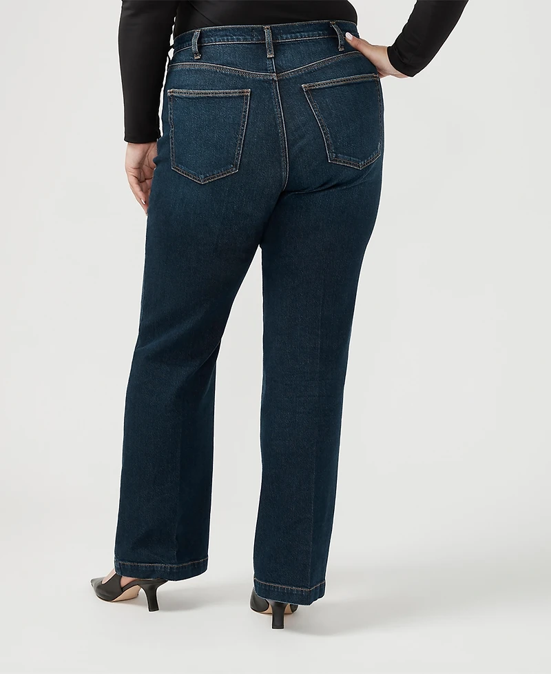 Silver Jeans Co. Plus Highly Desirable High Rise Trouser Leg