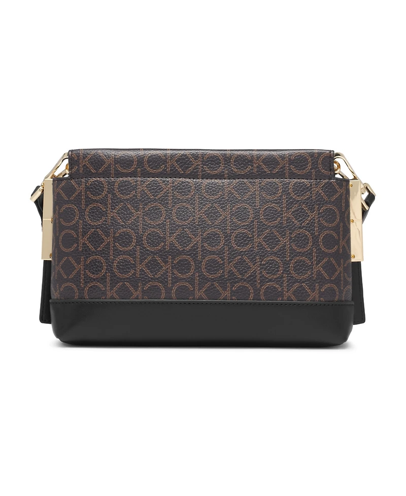 Calvin Klein Bianca Signature Adjustable Crossbody Bag