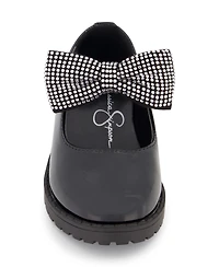 Jessica Simpson Toddler Girls Aubrey Bow Slip on Shoe