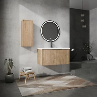 Streamdale Wall-Mounted Bathroom Vanity with Sink and Storage