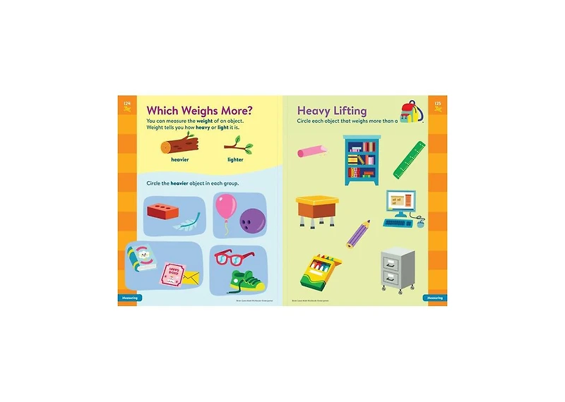 Barnes & Noble Brain Quest Math Workbook: Kindergarten by Workman Publishing