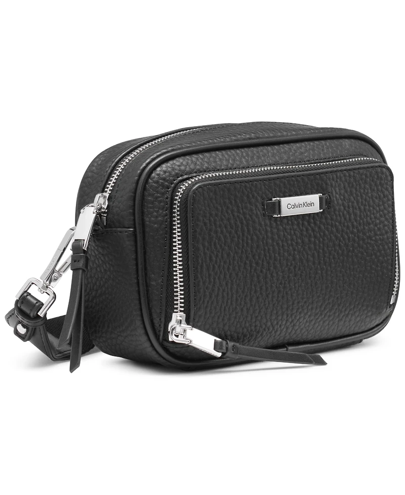 Calvin Klein Zulle Top Zipper Camera Bag with Signature Hang Off