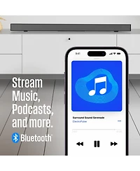 Westinghouse 3.1.2 Channel All-in-One Soundbar with Dolby Atmos and Dolby Digital Plus, Built-in Subwoofer and Dolby Atmos Height Speakers, Bluetooth