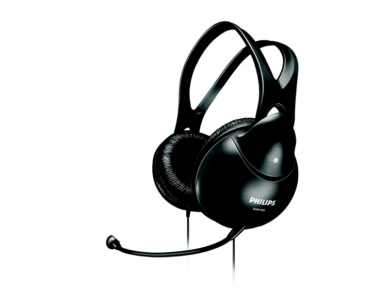 Philips Stereo Over-Ear Headphones SHP1900/10 Hi-Fi Headphones with Cable (Adjustable Headband)