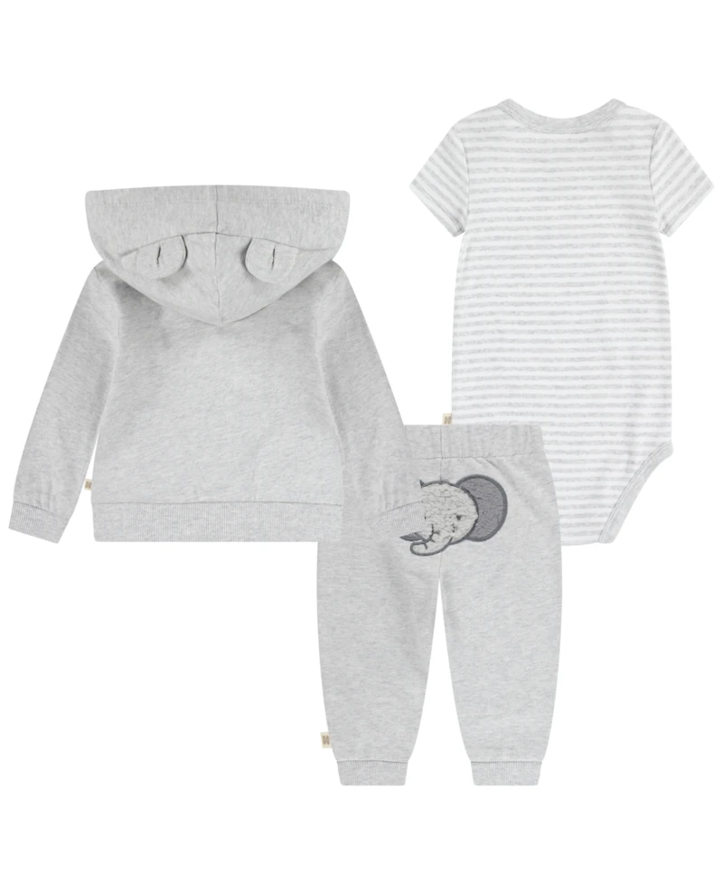 Huggies Baby Boys Jacket, Bodysuit and Pants, 3-Piece Set