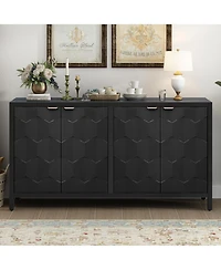 Streamdale Honeycomb Sideboard with Ample Storage