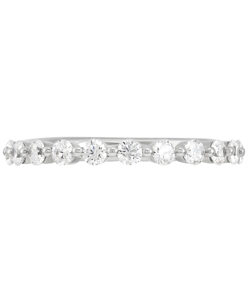 Grown With Love Certified Lab Diamond Anniversary Band (1/2 ct. t.w.) 14k White Gold