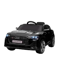 12V Kids Electric Ride On Car, Audi E-tron, Battery Powered Toy with Parent Remote Control, Suspension System, Auxiliary Wheels, Led Lights, Music and