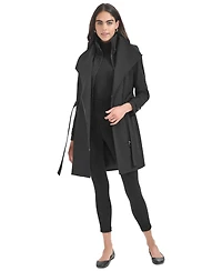 Calvin Klein Women's Long Sleeve Belted Wrap Coat