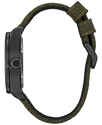 Citizen Eco-Drive Men's Disney Alpine Mickey Mouse Explorer Green Khaki Strap Watch 42mm Boxed Set