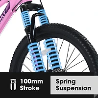 Streamdale 24" Mountain Bike Shimano, Disc Brakes, Suspension
