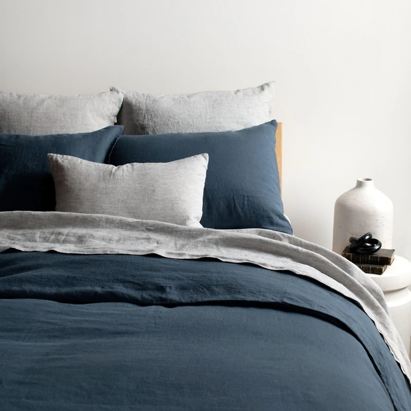 100% French Linen Duvet Cover & Sham Set - King/Cal King