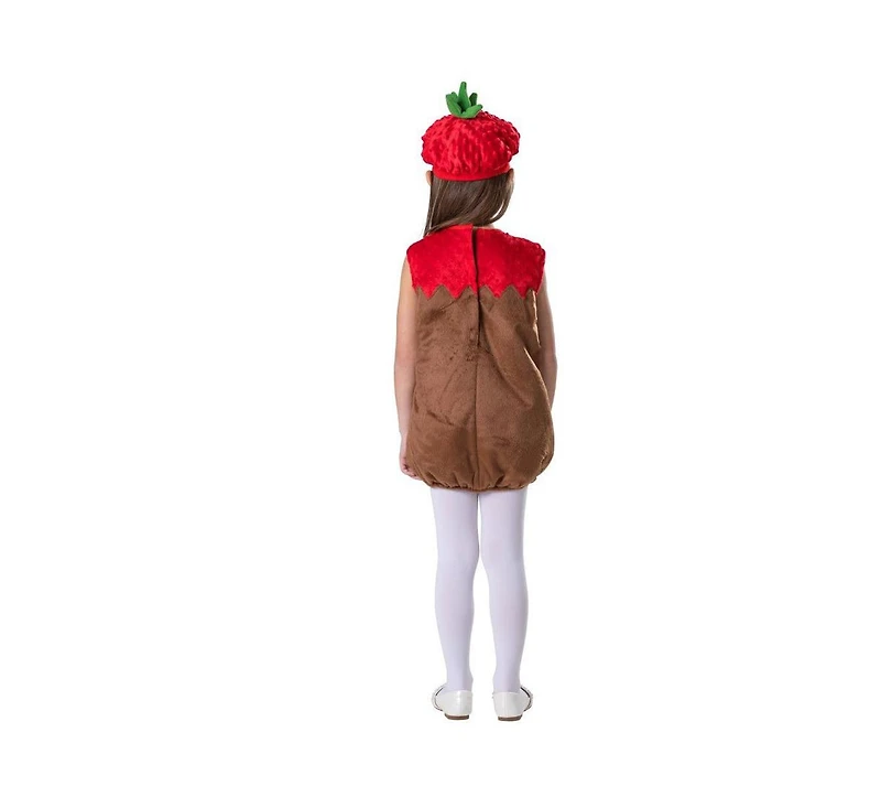 Dress Up America Kids Chocolate Dipped Strawberry Costume Set