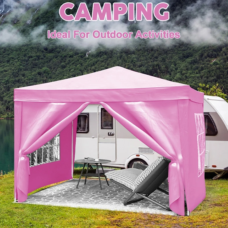 Streamdale 10'x10' Folding Canopy with Sidewalls, Upf 50+