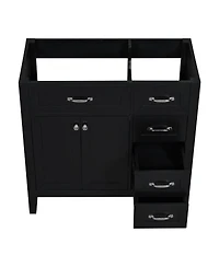 Streamdale 36" Black Vanity Cabinet Base Only