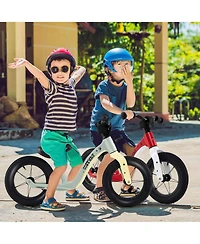 12 Inch Toddler Balance Bike No Pedal Training Bicycle withAdjustable Seat Height