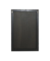 LuxenHome Wood Framed Rectangular Accent Wall Mirror