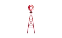 Slickblue 8FT Weather Resistant Yard Garden Windmill Durable Outdoor Decor for Your Landscape